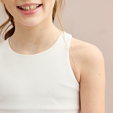 Girls 7-20 Tek Gear® Soft Tek Longline Bra Tank Top in Regular & Plus