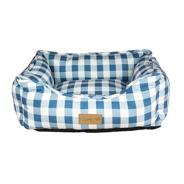 Checkered dog clearance bed