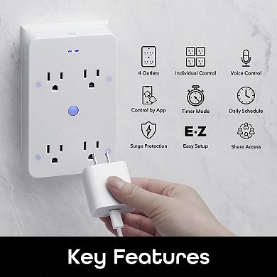 Geeni Extend Smart 4-Outlet Surge Protector