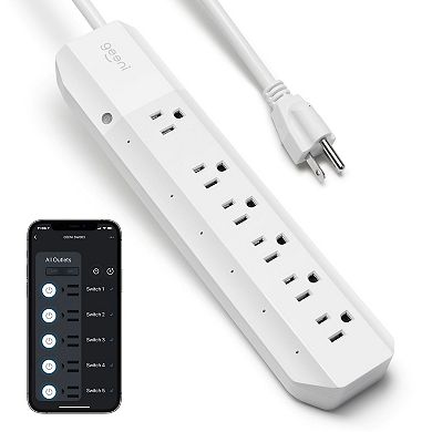 Geeni 6 3 ft. Outlet Smart Surge Protector