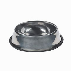 JOJOPEPE Stainless Steel Dog and Cat Feeder Set with Silicone Mat, No-Spill and Non-Skid Design, Durable and Easy to Clean