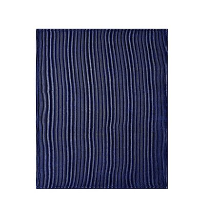 VCNY Home Chenille Ribbed Stripe Sherpa Reverse Throw Blanket