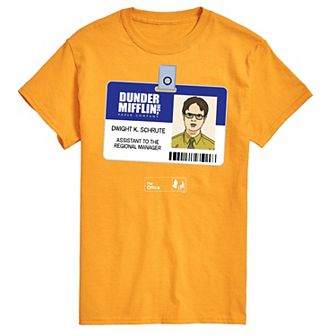 Men's The Office Dwight Schrute Badge Tee