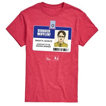 Men's The Office Dwight Schrute Badge Tee