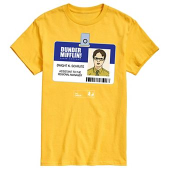Men's The Office Dwight Schrute Badge Tee