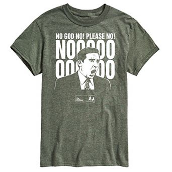 Men's The Office No God Please No Tee