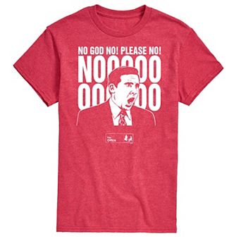 Men's The Office No God Please No Tee