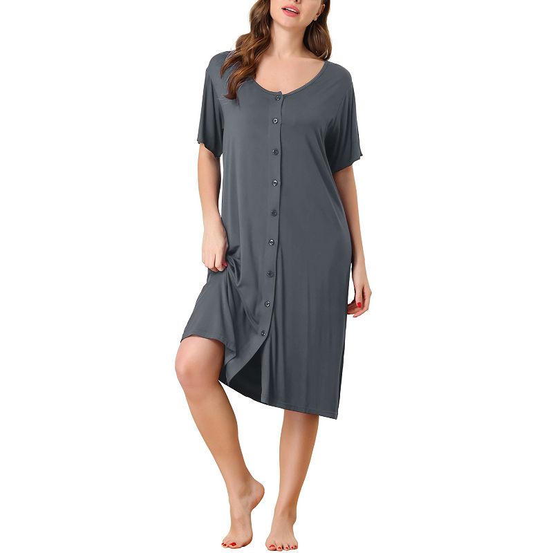 Button front nightwear hot sale