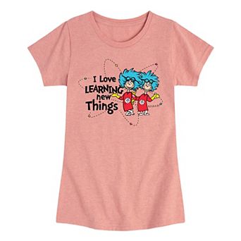 Girls 7-16 Dr. Seuss Love Learning Things Tee