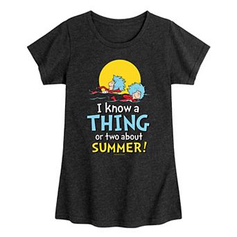 Girls 7-16 Dr. Seuss Know Thing Or Two Tee