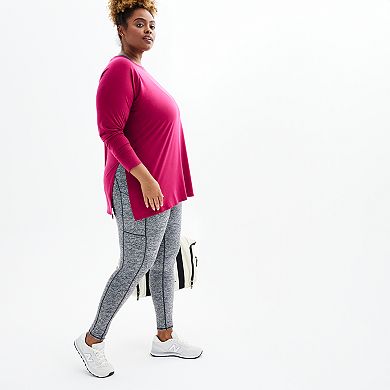 Plus Size Tek Gear Long Sleeve Tunic Tee