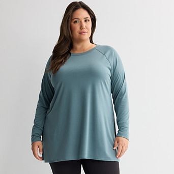 Plus Size Tek Gear® Long Sleeve Tunic Tee