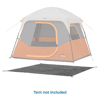 CORE 4-Person Straight-Wall Cabin Tent Footprint