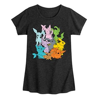 Girls 7-16 Pokemon Eevolutions Tee