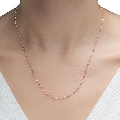 18k Gold Over Silver Pantone Enamel Beaded Necklace