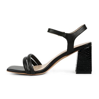 Rag & Co Women's Block Heel Dress Sandals