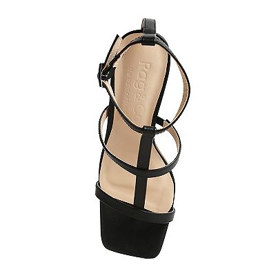 Rag & Co Mirabella Women's Block Heel Dress Sandals