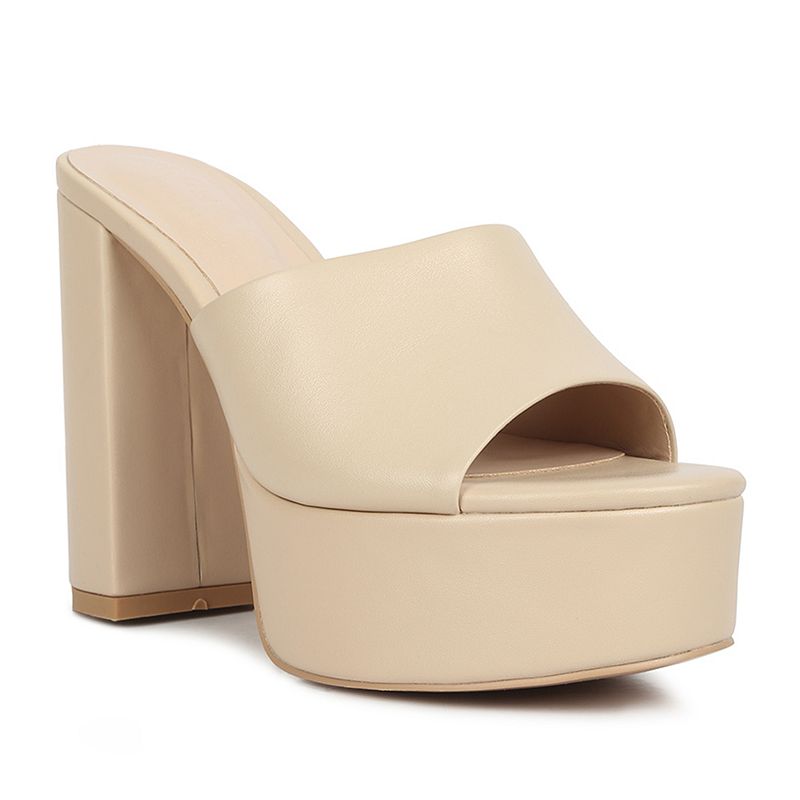 Rag & Co Shuri Women's Block Heel Dress Sandals,
