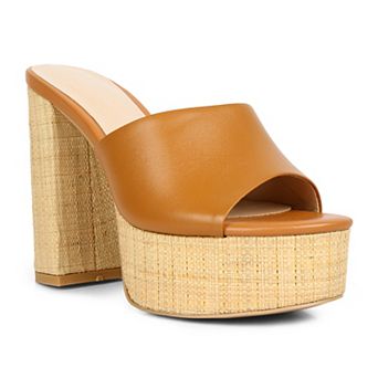 Rag & Co Shuri Women's Block Heel Dress Sandals