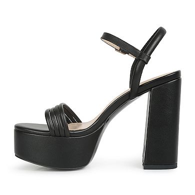 Rag & Co Cruella Women's Leather Dress Sandals