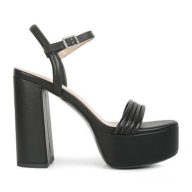 Rag & Co Cruella Women's Leather Dress Sandals