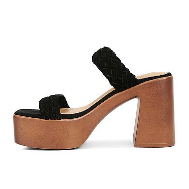 Rag & Co Misaki Women's Braided Dress Sandals