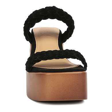 Rag & Co Misaki Women's Braided Dress Sandals