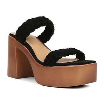 Rag & Co Misaki Women's Braided Dress Sandals