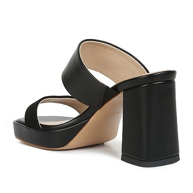 Rag & Co Eddlia Women's Suede Slip-On Platform Sandals
