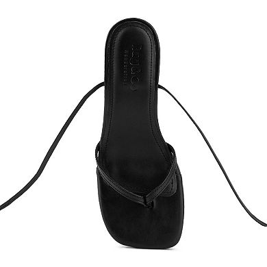 Rag & Co Dorita Women's Strappy Leather Dress Sandals