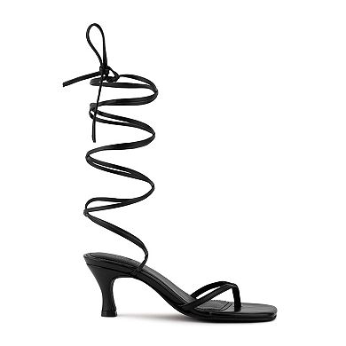 Rag & Co Dorita Women's Strappy Leather Dress Sandals
