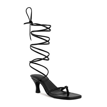Rag & Co Dorita Women's Strappy Leather Dress Sandals