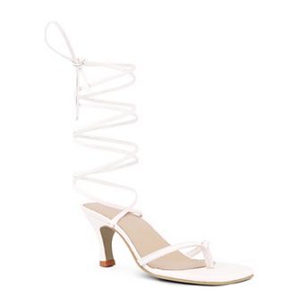 Rag & Co Dorita Women's Strappy Leather Dress Sandals