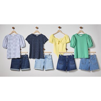 Haut Lauren Conrad Manches Courtes - Dos Ouvert, Motif Floral - Taille XS - Occasion