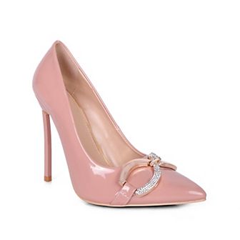 Rag & Co Cocktail Women's Rhinestone Stiletto Dress Pumps