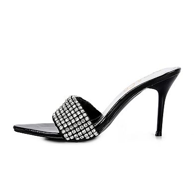 Rag & Co Adina Women's Rhinestone Dress Sandals