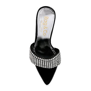 Rag & Co Adina Women's Rhinestone Dress Sandals