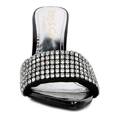 Rag & Co Adina Women's Rhinestone Dress Sandals