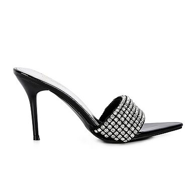 Rag & Co Adina Women's Rhinestone Dress Sandals