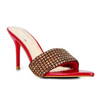 Rag & Co Adina Women's Rhinestone Dress Sandals