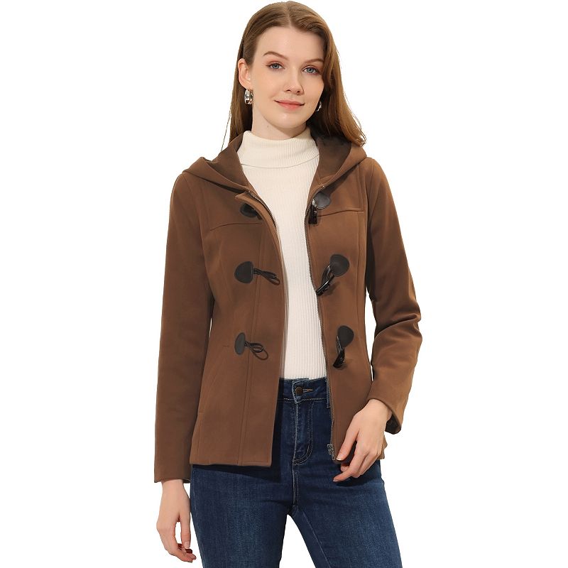 CLOCLOTHES Daisy Reversible Toggle Button Coat - Brown