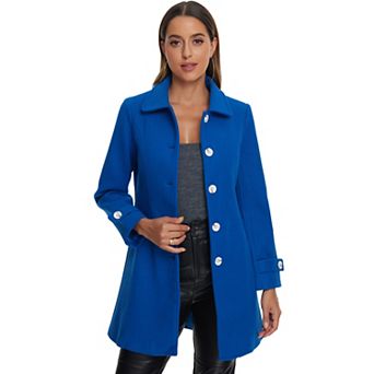 Women's Peter Pan Collar Winter Outwear Trench Coats
