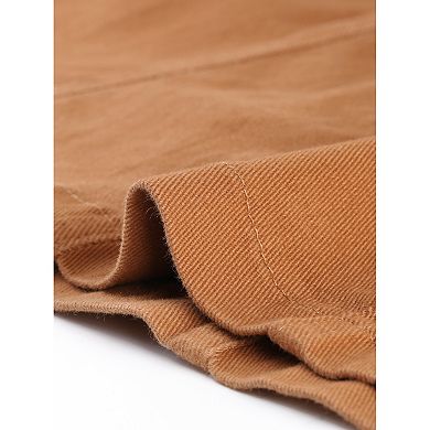 Women's Spring Summer Adjustable Strap A-line Jeans Denim Dress