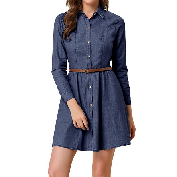 Denim dress clearance kohls