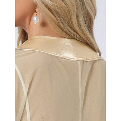 Women's Elegant Bolero Shrugs Open Front Solid Crop Cardigan