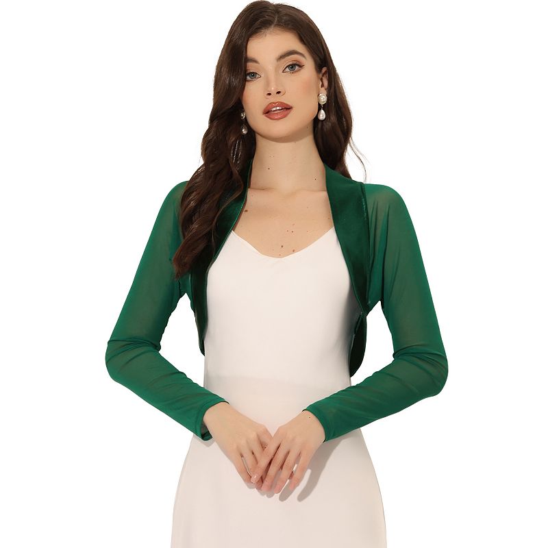 Emerald green bolero outlet jacket