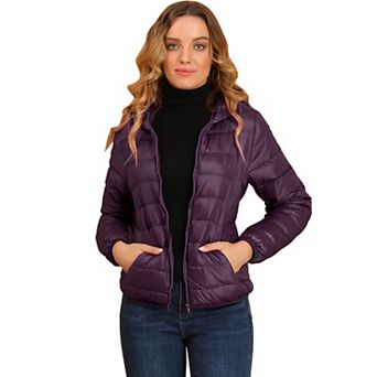 Women's Hooded Lightweight Down Packable Puffyer Jacket