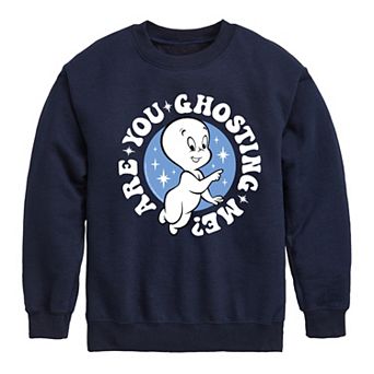 Boys 8-20 Casper Ghosting Me Graphic Fleece Pullover