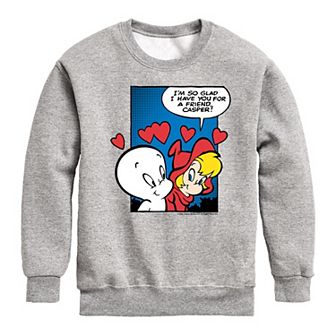 Boys 8-20 Casper Wendy Comic Graphic Fleece Pullover