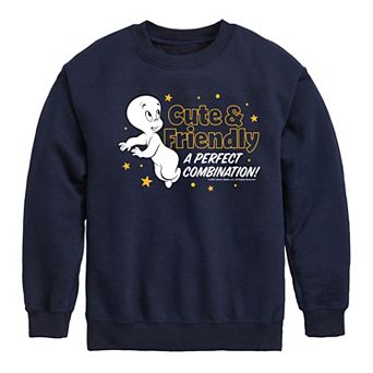 Boys 8-20 Casper Cute Friendly Graphic Fleece Pullover